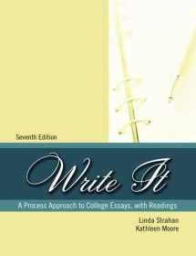 9781792406935-1792406932-Write It: A Process Approach to College Essays, with Readings