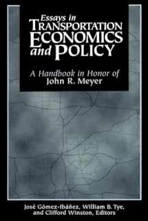 9780815731818-0815731817-Essays in Transportation Economics and Policy: A Handbook in Honor of John R. Meyer