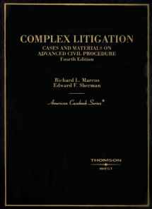 9780314147349-0314147349-Complex Litigation: Cases And Materials On Advanced Civil Procedure (American Casebook Series)