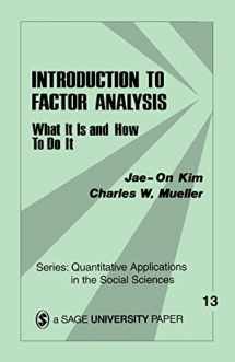 9780803911659-0803911653-Introduction to Factor Analysis: What It Is and How To Do It (Quantitative Applications in the Social Sciences)