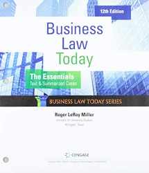 9780357209394-0357209397-Bundle: Business Law Today, The Essentials: Text and Summarized Cases, Loose-Leaf Version, 12th + MindTap, 1 term Printed Access Card