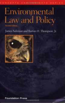 9781599410883-1599410885-Environmental Law and Policy, Second Edition (Concepts and Insights Series)