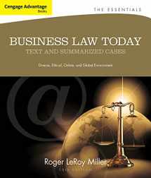 9781133191353-1133191355-Cengage Advantage Books: Business Law Today, The Essentials: Text and Summarized Cases