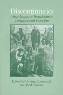 9780802072252-0802072259-Discontinuities: New Essays on Renaissance Literature and Criticism (Theory/Culture)