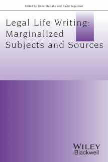 9781119052166-1119052165-Legal Life Writing: Marginalized Subjects and Sources (Journal of Law and Society Special Issues)