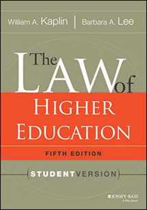 9781118755860-1118755863-The Law of Higher Education, 5th Edition: Student Version