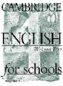 9780521421768-0521421764-Cambridge English for Schools 4 Workbook