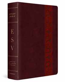 9781433545177-1433545179-ESV Study Bible, Large Print (TruTone, Mahogany, Trellis Design)