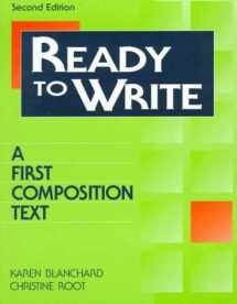 9780201859997-0201859998-Ready to Write: A First Composition Text (Second Edition)