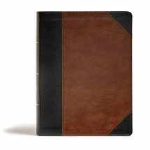 9781535971133-1535971134-CSB Tony Evans Study Bible, Black/Brown LeatherTouch, Black Letter, Study Notes and Commentary, Articles, Videos, Charts, Easy-to-Read Bible Serif Type