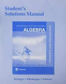 9780134462905-0134462904-Student Solutions Manual for Elementary and Intermediate Algebra: Concepts and Applications