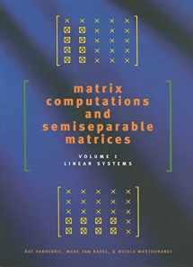 9780801887147-0801887143-Matrix Computations and Semiseparable Matrices: Linear Systems (Volume 1)
