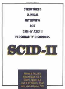 9780880488112-0880488115-Structured Clinical Interview for DSM-IV Axis II Personality Disorders (SCID-II)(interview+questionnaire pack of 10)