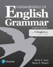 9780134656564-0134656563-Fundamentals of English Grammar with MyEnglishLab (4th Edition)