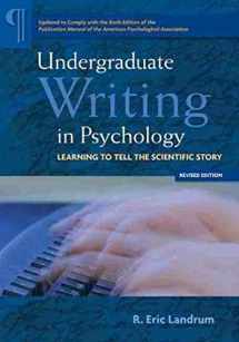 9781433812163-1433812169-Undergraduate Writing in Psychology: Learning to Tell the Scientific Story, 2012 Revised Edition