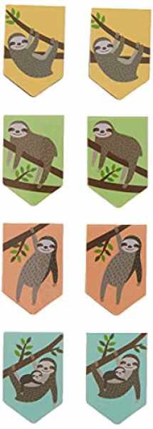 9781441322647-1441322647-Sloths i-Clips Magnetic Page Markers (Set of 8 Magnetic Bookmarks)