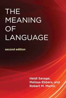 9780262535731-0262535734-The Meaning of Language, second edition (Mit Press)