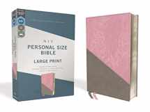 9780310454298-0310454298-NIV, Personal Size Bible, Large Print, Leathersoft, Pink/Gray, Red Letter, Comfort Print
