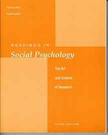 9780618403417-0618403418-Readings in Social Psychology: The Art And Science Of Research