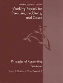 9780618736430-0618736433-Working Papers, Volume 1 for Needles/Powers/Crosson’s Principles of Accounting, 10th and Principles of Financial Accounting, 10th