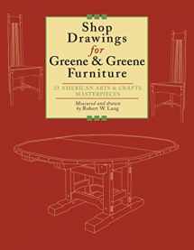 9781892836298-1892836297-Shop Drawings for Greene & Greene Furniture: 23 American Arts and Crafts Masterpieces (Fox Chapel Publishing)