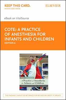 9780323556187-0323556183-A Practice of Anesthesia for Infants and Children Elsevier eBook on VitalSource (Retail Access Card): A Practice of Anesthesia for Infants and ... eBook on VitalSource (Retail Access Card)