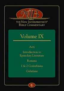 9781426735851-1426735855-The New Interpreter's® Bible Commentary Volume IX: Acts, Introduction to Epistolary Literature, Romans, 1 & 2 Corinthians, Galatians