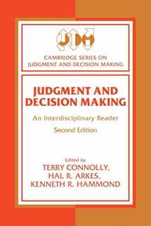 9780521626026-0521626021-Judgment and Decision Making: An Interdisciplinary Reader (Cambridge Series on Judgment and Decision Making)