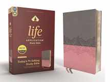 9780310452843-0310452848-NIV, Life Application Study Bible, Third Edition, Leathersoft, Gray/Pink, Red Letter