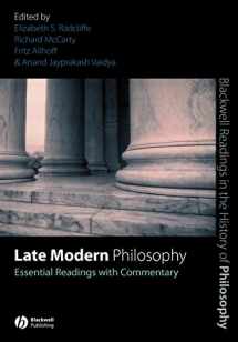 9781405146890-1405146893-Late Modern Philosophy: Essential Readings with Commentary
