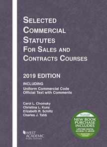9781684670109-1684670101-Selected Commercial Statutes for Sales and Contracts Courses, 2019 Edition (Selected Statutes)