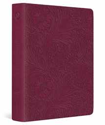 9781433577673-1433577674-ESV Single Column Journaling Bible (TruTone, Raspberry, Floral Design)