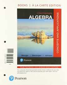 9780135993521-0135993520-Intermediate Algebra: Concepts and Applications, Loose-Leaf Edition Plus MyLab Math with Pearson eText -- 18 Week Access Card Package