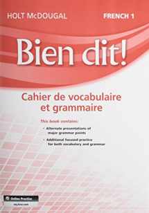 9780547951867-0547951868-Bien Dit!: Vocabulary and Grammar Workbook Student Edition Level 1a/1b/1 (French Edition)