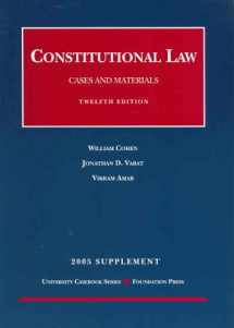 9781587789410-1587789418-Constitutional Law: Cases and Materials -- 2005 Statutory Supplement