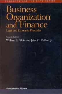 9781566628655-1566628652-Business Organization and Finance: Legal and Economic Principles (Concepts and Insights Series)