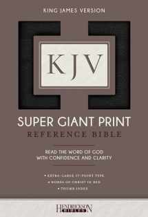 9781683070207-1683070208-KJV Super Giant Print Reference Bible (Imitation Leather, Black, Indexed, Red Letter)