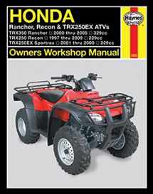 9781563927782-1563927780-Honda Rancher, Recon & TRX250EX ATVs (97 - 09) Haynes Repair Manual (Paperback)