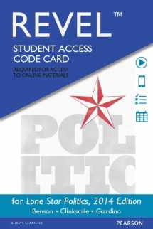 9780134081717-0134081714-Revel for Lone Star Politics, 2014 Elections and Updates Edition -- Access Card