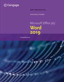 9780357026182-0357026187-New Perspectives MicrosoftOffice 365 & Word 2019 Comprehensive (MindTap Course List)