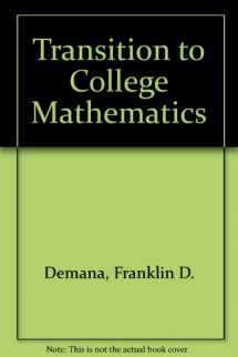 9780201515237-0201515237-Transitions to College Mathematics, Revised Printing