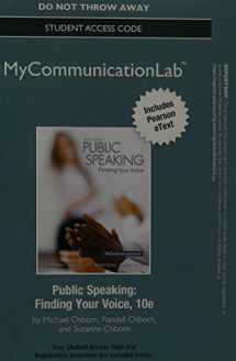 9780205996582-0205996582-NEW MyLab Communication with Pearson eText --Standalone Access Card-- for Public Speaking (10th Edition)