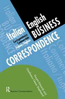9781138156258-1138156256-Italian/English Business Correspondence (Languages for Business)