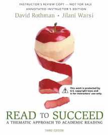 9780134072869-0134072863-Read to Succeed: A Thematic Approach to Academic Reading