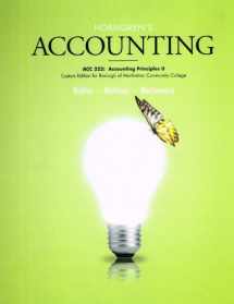 9781269414623-1269414623-Horngrens Accounting Principles 2. Custom Edition for Borough of Manhattan Community College