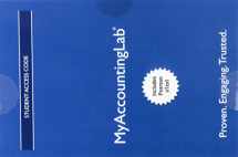 9780134461724-013446172X-Horngren's Financial & Managerial Accounting: The Managerial Chapters -- MyLab Accounting with Pearson eText