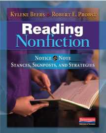 9780325050805-0325050805-Reading Nonfiction: Notice & Note Stances, Signposts, and Strategies (Notice & Note Series)
