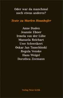 9783801502065-3801502066-Oder war da manchmal noch etwas anderes?: Texte zu Marlen Haushofer (German Edition)