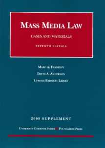 9781599416861-1599416867-Mass Media Law, Cases and Materials, 7th Edition, 2009 Supplement (University Case)
