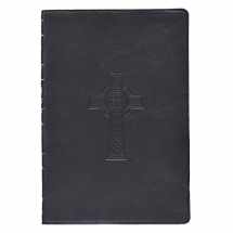 9781642720341-1642720348-KJV Holy Bible, Thinline Large Print Bible, Black Top Grain Premium Leather Bible w/Thumb Index and Ribbon Marker, Red Letter Edition, King James Version